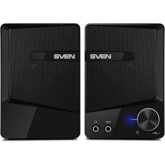 Colunas Sven PC compactas USB 4W com som estéreo
