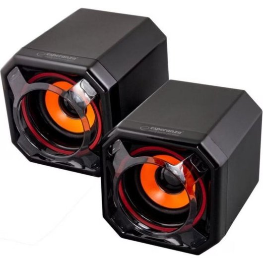 Haut-parleurs Esperanza USB 2.0 5W avec jack 3,5 mm et amplificateur externe
