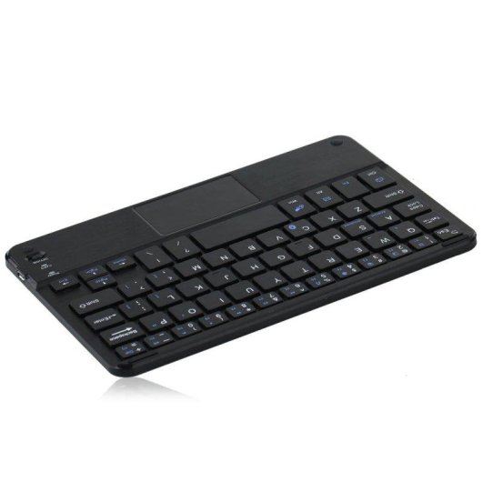 Teclado Royal Bailey HB118 Bluetooth ultradelgado QWERTY inglés