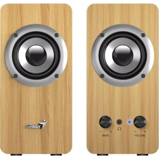 Haut-parleurs Genius PC câblés 10W avec contrôle volume et basses