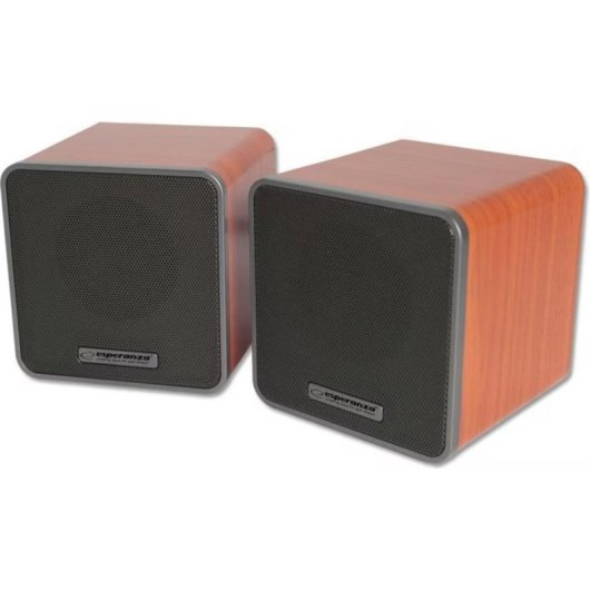 Altavoces Esperanza PC USB 5W compactos con conexión jack 3,5 mm