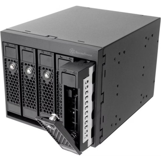 Adaptateur Hot-Swap Silverstone SST-FS305B-E pour 5 disques 3,5" SAS/SATA sécurisé