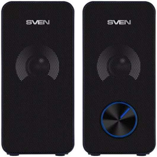 Haut-parleurs Sven PC 2.0 USB 6W avec jack 3,5 mm design compact