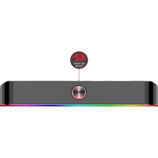 Altavoces Redragon Barre de son USB 6W avec éclairage RGB et jack 3,5 mm