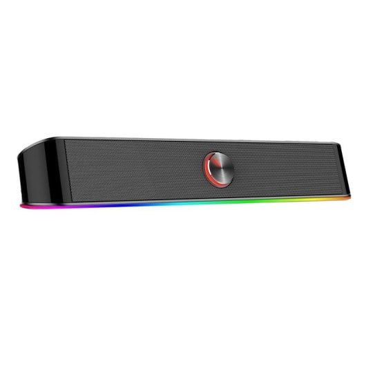 Altavoces Redragon Barre de son USB 6W avec éclairage RGB et jack 3,5 mm