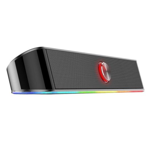 Altavoces Redragon Barre de son USB 6W avec éclairage RGB et jack 3,5 mm