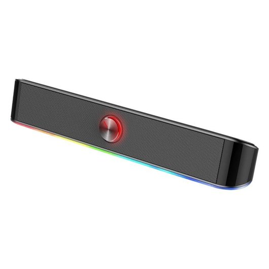 Altavoces Redragon Barre de son USB 6W avec éclairage RGB et jack 3,5 mm