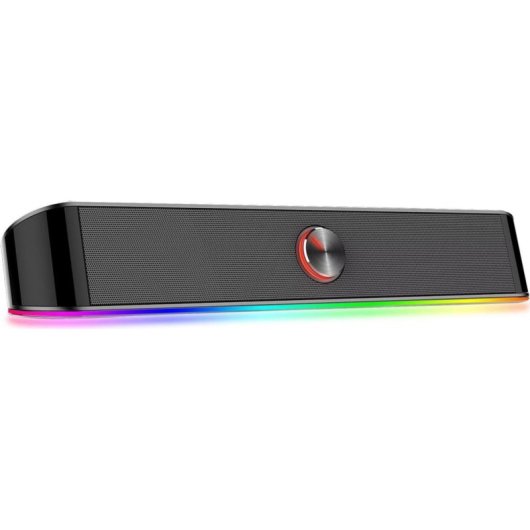 Altavoces Redragon Barre de son USB 6W avec éclairage RGB et jack 3,5 mm