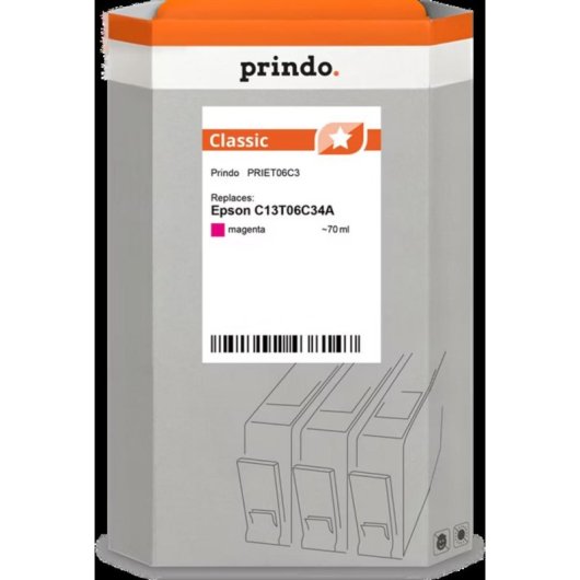 Cartucho de Tinta Prindo Magenta Compatible Epson EcoTank