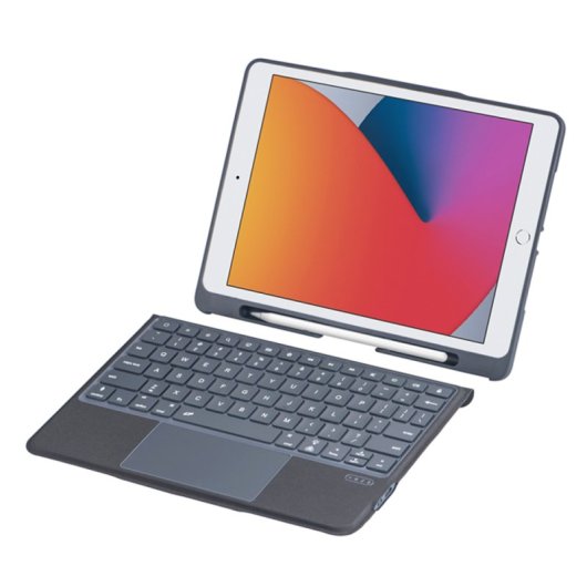 Royal Bailey T5506d Funda Con Bluetooth Teclado Para Ipad 10.2(2021/2020/2019)/ipad Air 10.5/ipad Pro 10.5 Negro