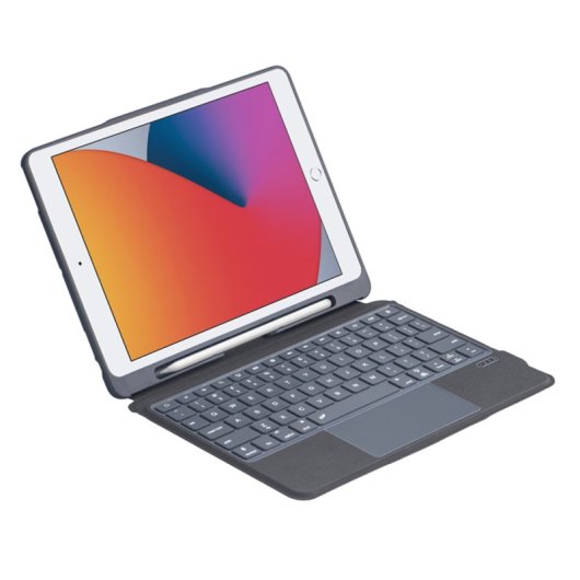 Royal Bailey T5506d Funda Con Bluetooth Teclado Para Ipad 10.2(2021/2020/2019)/ipad Air 10.5/ipad Pro 10.5 Negro