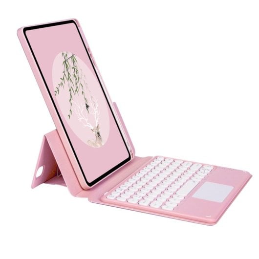 Royal Bailey Sy209c Funda Con Bluetooth Teclado Para Ipad 10th(2022)10.9 Rosa