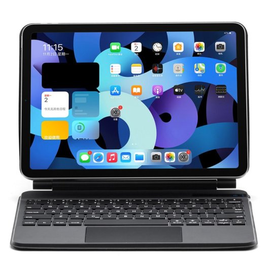 Royal Bailey P109pro-10th Funda Con Bluetooth Teclado Para Ipad 10th(2022)10.9 Negro