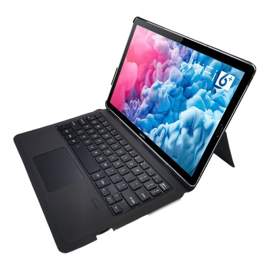 Royal Bailey T1062 Funda Con Bluetooth Teclado Para Huawei Mediapad M6 10.8/matepad 10.8 Negro