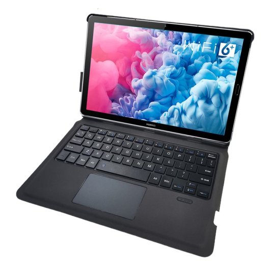 Royal Bailey T1062 Funda Con Bluetooth Teclado Para Huawei Mediapad M6 10.8/matepad 10.8 Negro