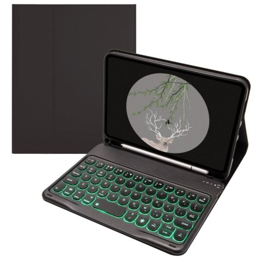 Royal Bailey Ty-x210 Funda Con Bluetooth Teclado Para Samsung Funda Con Bluetooth Teclado Para Galaxy Tab A9+ 11" X210 Negro