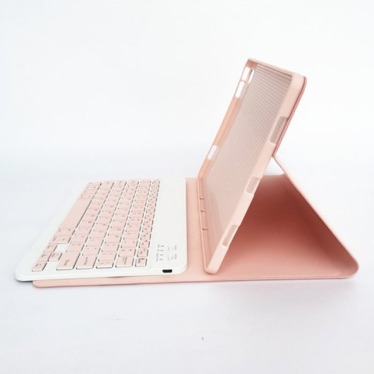 Royal Bailey Lx115 Funda Con Bluetooth Teclado Para Lenovo Tab P11 Pro 11.5"/pad Pro 11.5" 2021 Rosa