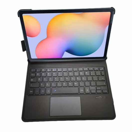 Royal Bailey S062 Funda Con Bluetooth Teclado Para Samsung Tab S6 Lite 2024 10.4" P620/p625/tab S6 Lite 2022 10.4" P613/p619/tab S6 Lite 2020 10.4" P610/p615 Negro