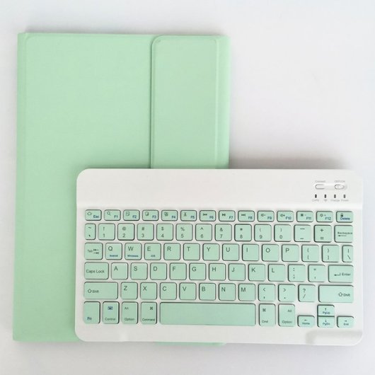 Royal Bailey Lx103 Funda Con Bluetooth Teclado Para Lenovo M10 Plus 10.3"/tab K10 10.3" Verde