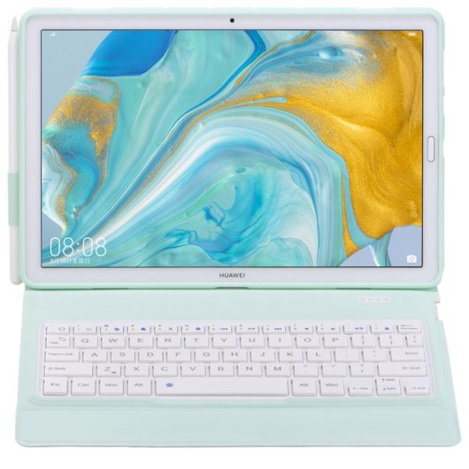 Royal Bailey T1083 Funda Con Bluetooth Teclado Para Huawei Mediapad M6 10.8/matepad 10.8 Verde