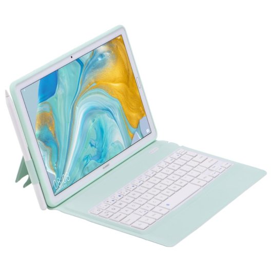 Royal Bailey T1083 Funda Con Bluetooth Teclado Para Huawei Mediapad M6 10.8/matepad 10.8 Verde