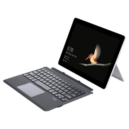 Royal Bailey 1087a Funda Con Bluetooth Teclado Para Surface Go/go 2/go 3/go 4 Negro