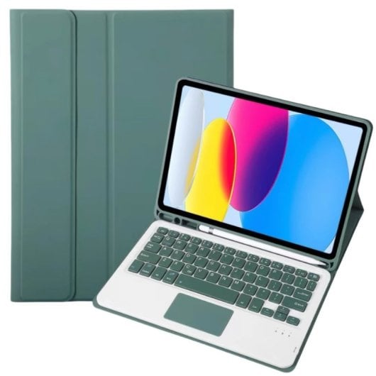 Royal Bailey Psc-x210 Funda Con Bluetooth Teclado Para Samsung Galaxy Tab A9+ 11" X210 Verde