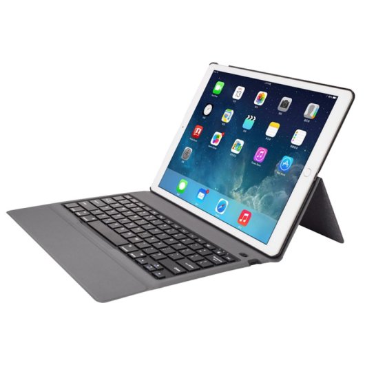 Royal Bailey Jp227 Funda Con Bluetooth Teclado Para Ipad Pro 12.9(2015/2017) Negro