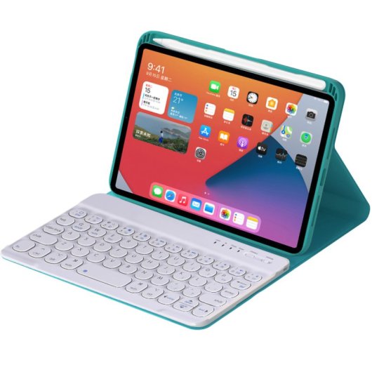 Royal Bailey Hy006 Funda Con Bluetooth Teclado Para Ipad Mini 6 Verde