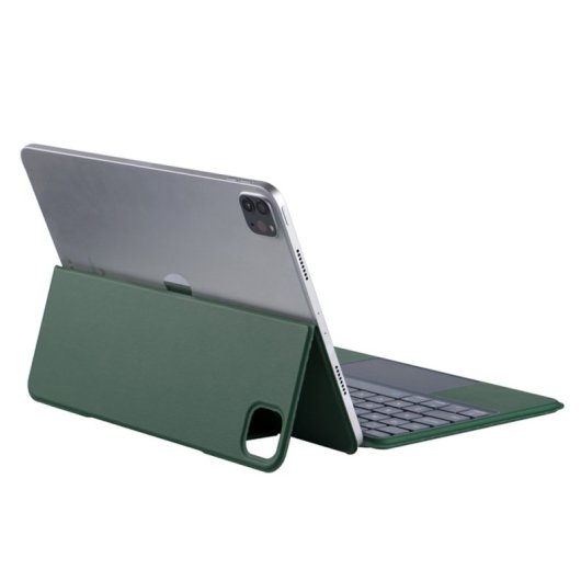 Royal Bailey X3125-6 Funda Con Bluetooth Teclado Para Ipad Air 11(2024)/ipad Air 5 10.9(2022)/ipad Air 4 10.9(2020)/ipad Pro 11(2022/2021/2020/2018) Verde