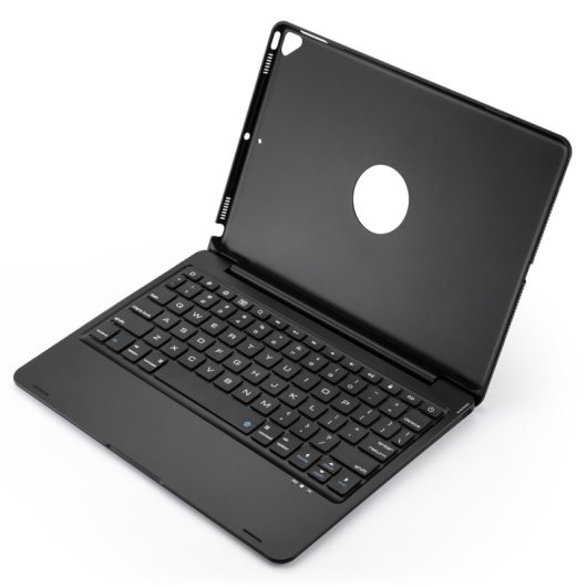 Royal Bailey F102b Funda Con Bluetooth Teclado Para Ipad 10.2(2021/2020/2019)/ipad Air 10.5/ipad Pro 10.5 Negro