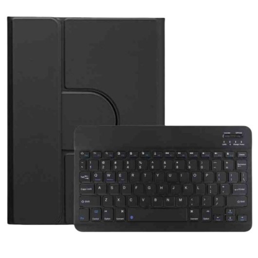 Royal Bailey Pd-a11 Funda Con Bluetooth Teclado Para Ipad Air 11(2024)/ipad Air 5 10.9(2022)/ipad Air 4 10.9(2020)/ipad Pro 11(2022/2021/2020/2018) Negro