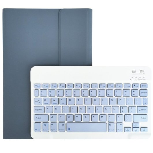 Royal Bailey Ps131d-1 Funda Con Bluetooth Teclado Para Ipad Air 13(2024)/ipad Pro 12.9(2022/2021/2020/2018) Morado