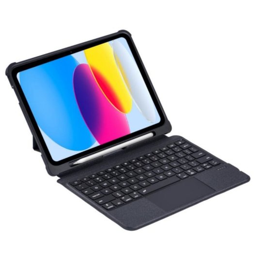 Royal Bailey T5207d Funda Con Bluetooth Teclado Para Ipad Air 11(2024)/ipad Air 5 10.9(2022)/ipad Air 4 10.9(2020)/ipad Pro 11(2022/2021/2020/2018) Negro