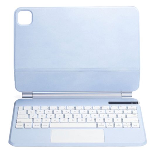 Royal Bailey P11 Funda Con Bluetooth Teclado Para Ipad Air 11(2024)/ipad Air 5 10.9(2022)/ipad Air 4 10.9(2020)/ipad Pro 11(2022/2021/2020/2018) Azul