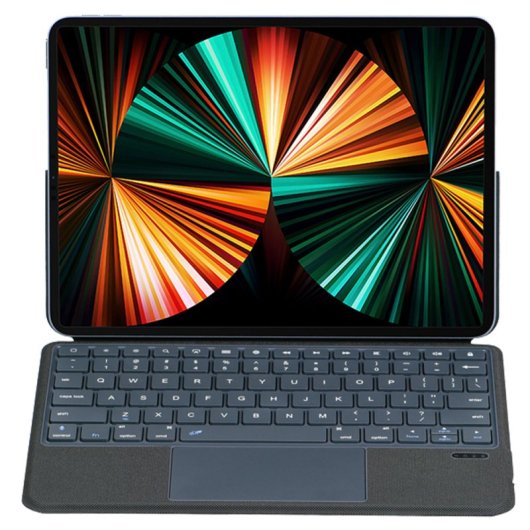 Royal Bailey J3125-6 Funda Con Bluetooth Teclado Para Ipad Air 11(2024)/ipad Air 5 10.9(2022)/ipad Air 4 10.9(2020)/ipad Pro 11(2022/2021/2020/2018) Negro