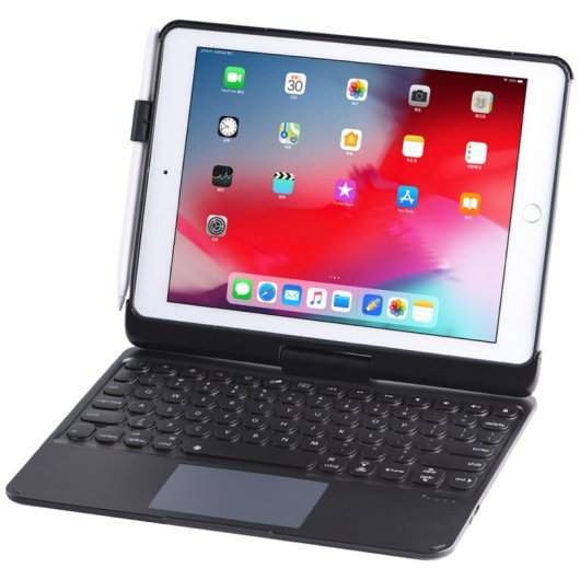 Royal Bailey Q5 Funda Con Bluetooth Teclado Para Ipad 9.7" Negro