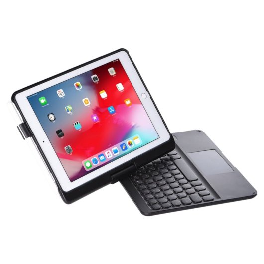 Royal Bailey Q5 Funda Con Bluetooth Teclado Para Ipad 9.7" Negro