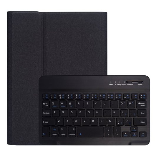 Royal Bailey Rk405 Funda Con Bluetooth Teclado Para Ipad Mini 1/2/3/4/5 Negro