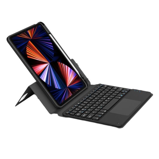 Royal Bailey Sx129c Funda Con Bluetooth Teclado Para Ipad Air 13(2024)/ipad Pro 12.9(2022/2021/2020/2018) Negro