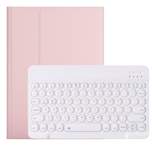 Royal Bailey Ym45 Funda Con Bluetooth Teclado Para Ipad Mini 1/2/3/4/5 Rosa