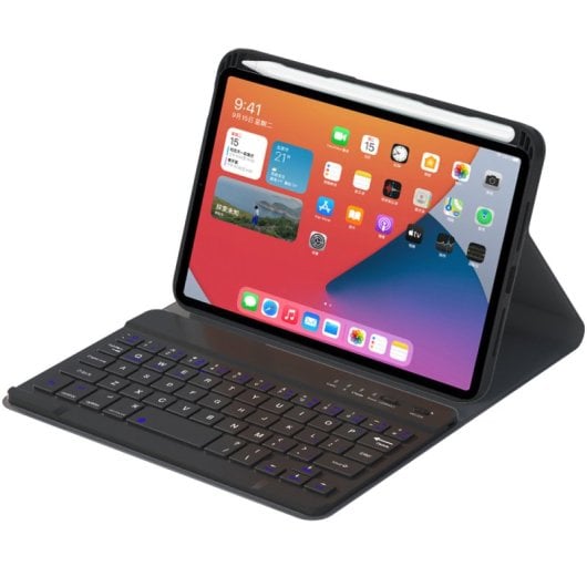 Royal Bailey Hk509 Funda Con Bluetooth Teclado Para Ipad 9.7" Negro