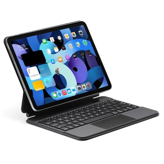 Royal Bailey P109pro Funda Con Bluetooth Teclado Para Ipad Air 11(2024)/ipad Air 5 10.9(2022)/ipad Air 4 10.9(2020)/ipad Pro 11(2022/2021/2020/2018) Negro