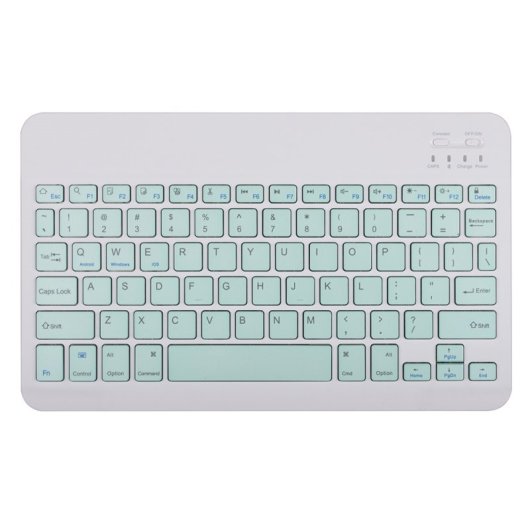 Royal Bailey Ps45c Funda Con Bluetooth Teclado Para Ipad Mini 1/2/3/4/5 Azul