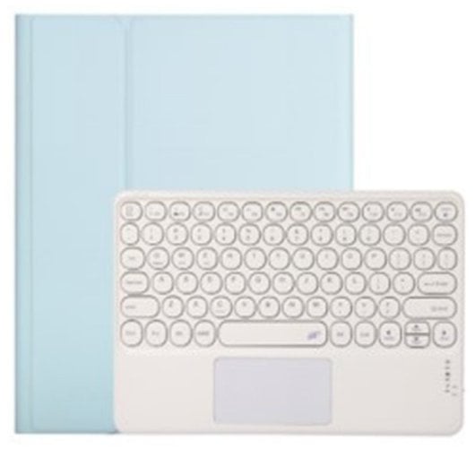 Royal Bailey Ty12c-1 Funda Con Bluetooth Teclado Para Ipad 10.2(2021/2020/2019)/ipad Air 10.5/ipad Pro 10.5 Azul
