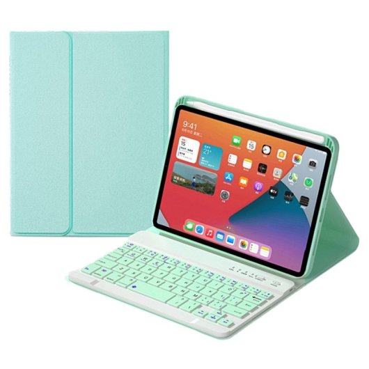 Royal Bailey Hk509 Funda Con Bluetooth Teclado Para Ipad 9.7" Azul
