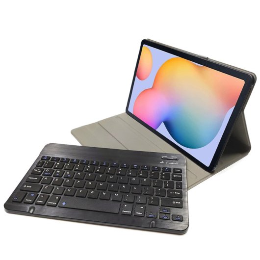 Royal Bailey Dy-p610 Funda Con Bluetooth Teclado Para Samsung Tab S6 Lite 2024 10.4" P620/p625/tab S6 Lite 2022 10.4" P613/p619/tab S6 Lite 2020 10.4" P610/p615 Negro