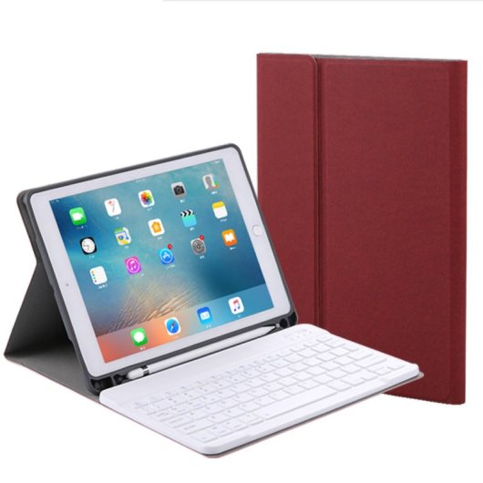 Royal Bailey Rk508 Funda Con Bluetooth Teclado Para Ipad 9.7" Rojo