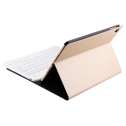 Royal Bailey Ft1036 Funda Con Bluetooth Teclado Para Ipad 10.2(2021/2020/2019)/ipad Air 10.5/ipad Pro 10.5 Dorado