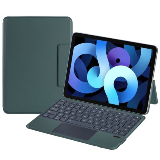 Royal Bailey J3125-6 Funda Con Bluetooth Teclado Para Ipad Air 11(2024)/ipad Air 5 10.9(2022)/ipad Air 4 10.9(2020)/ipad Pro 11(2022/2021/2020/2018) Verde